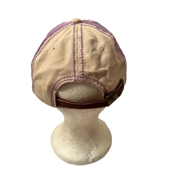 Ace Yosemite Distressed Lavender and Cream Hat - Picture 4 of 7